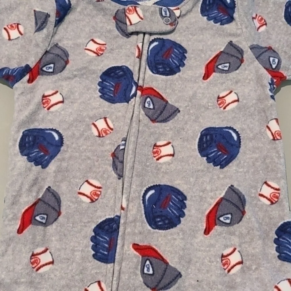 [Carter's] Baseball Onesie - 18 months
